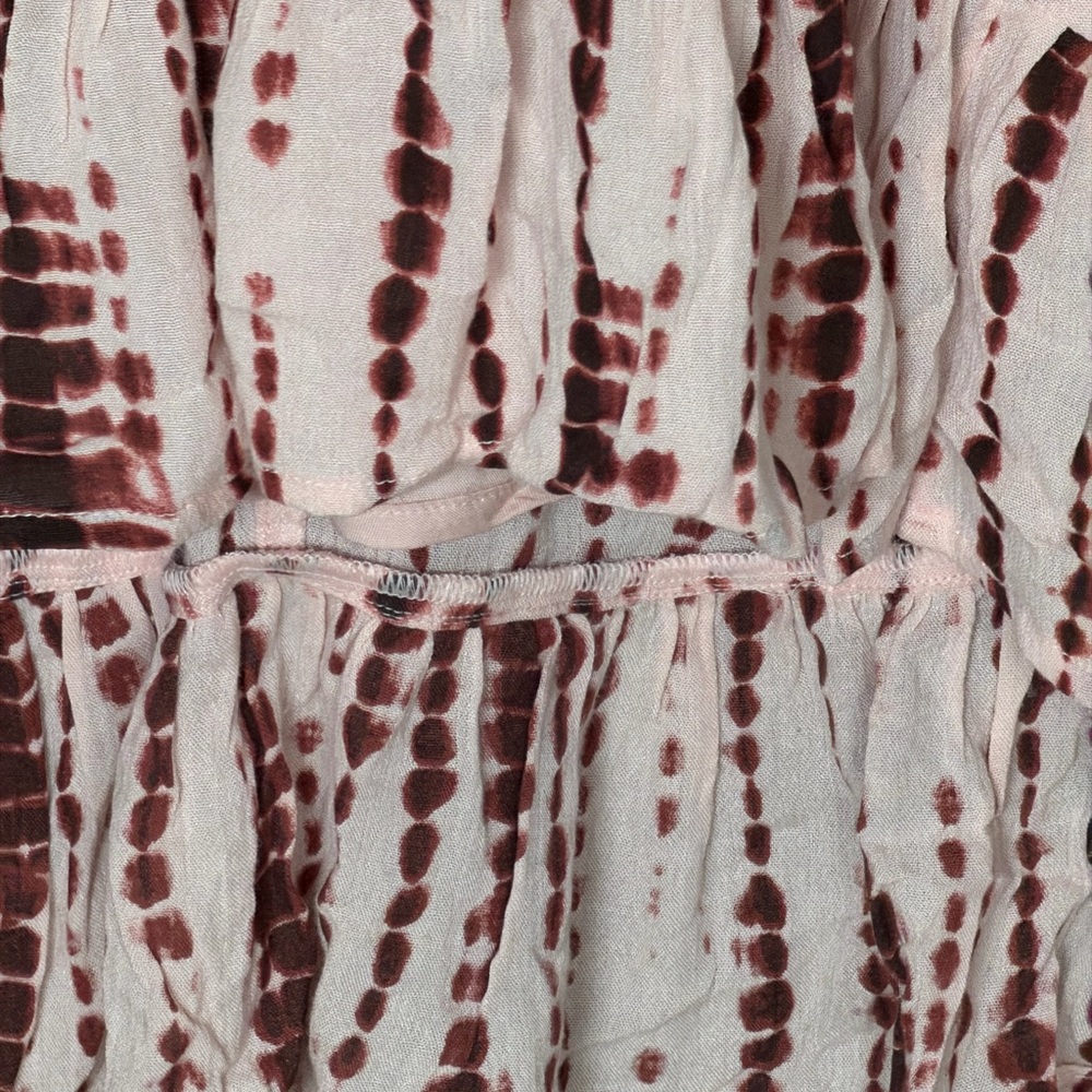 Abercrombie & Fitch Boho Light Weight  Maxi Skirt Hi-Low Ruffle Size S - Picture 3 of 13